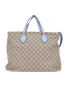 GG Supreme Soft Diaper Bag, &pound;350, Handbags, Beige/Blue, Canvas, Back view